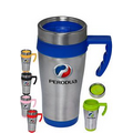16 oz. Stainless Steel Travel Mugs with Handles